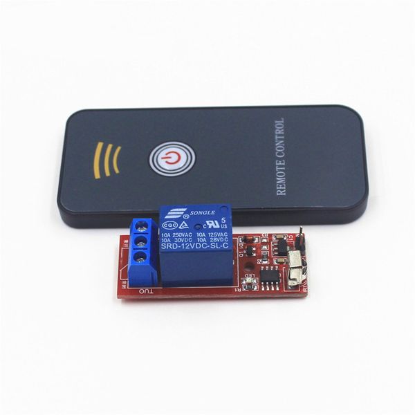 

12V 1CH Channel Way Infrared Universal Remote Control Switch Relay Self-lo Module Board For Controller Device,1-key IR Remoto