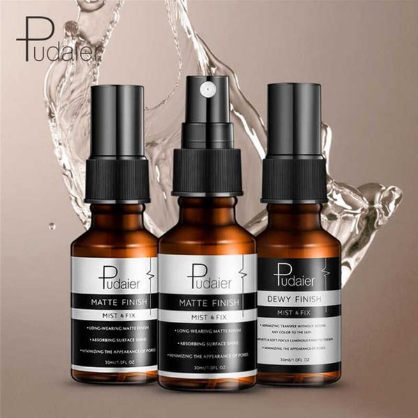 Pudaier 30 ML Maquiagem Definido Spray de Acabamento Fosco Garrafa Setting Spray-controle de óleo Natural de Longa Duração Make Up Fix Fundação