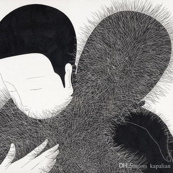 

daehyun kim moonassi embraceable you korea illustrator painting art posters print ppaper 16 24 36 47 inches