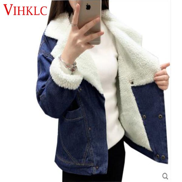 Nouvelle Collection Veste En Jean Doublée De Fourrure Den