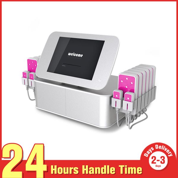 

body reshape 160mw lllt diode lipo laser lypolysis weight loss beauty machine with 12 big 4 small pads