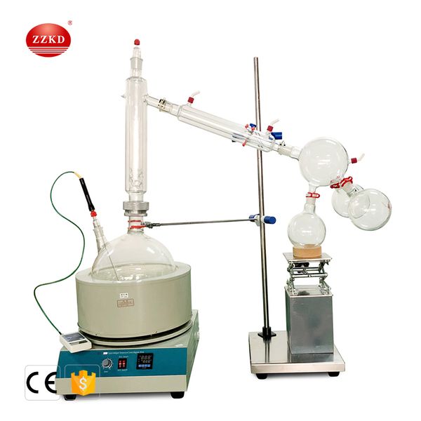 

fast shipping zzkd 20l lab supplies suitable for enrichment crystallization drying separation short essential oil distillation equipment