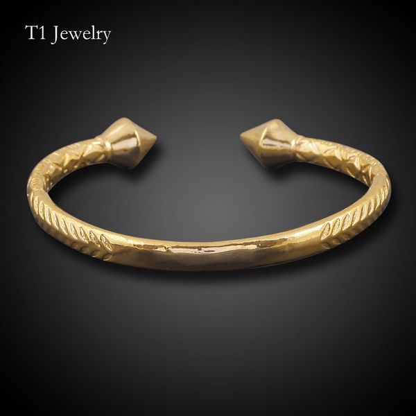 

100% copper lady bangle luxury cuff women bracelet 18k golden open bracelet dubai, Black