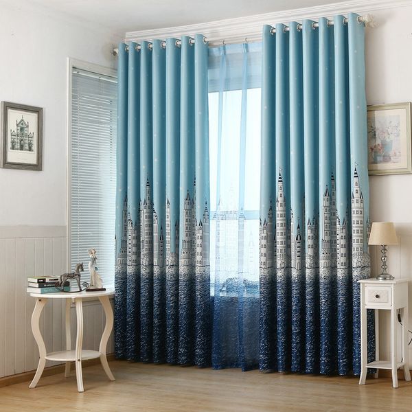 2019 Hot Sale Blackout Castle Curtains For Baby Kids Children