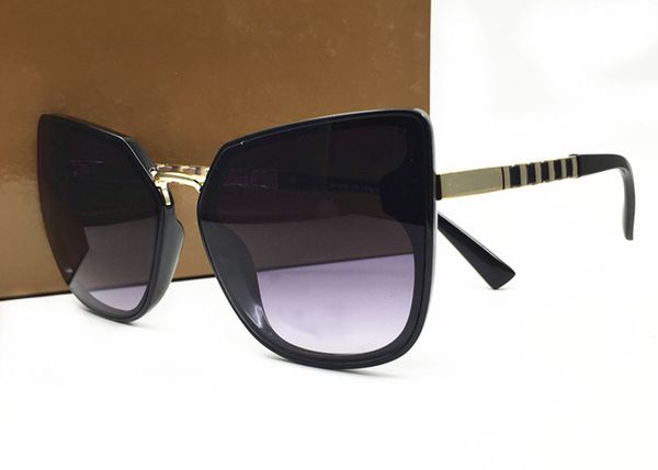 

2018 new uv400 sunglasses come unique oversize color with frames eyeglasses shade vintage design women italy original box, White;black