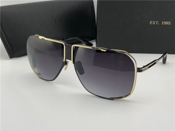 

black box gold/grey shaded glasses runway frame sunglasses shades vintage sonnenbrille mens shiny new with sunglasses uqxmv, White;black