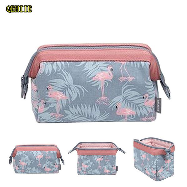 

qehiie waterproof large capacity cosmetics necessity men & women cosmetic bag organizer travel portable wash bags cosmetic bag