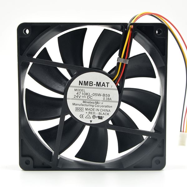 

nmb 120*120*25mm 12cm 24v 0.38a converter 3 wire fan for 4710kl-05w-b59