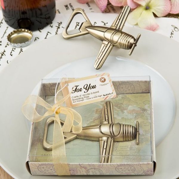 Traveling Themed Wedding Decorations Gifts Of Vintage Airplane Bottle Opener Favors For Wedding Anniversary Gifts Candle Wedding Favor Cheap Beach
