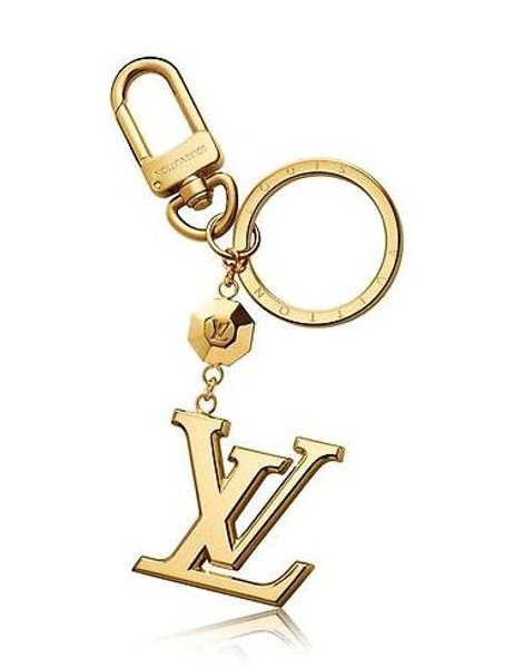 

high celebrity design facettes bag charm holders more tapage charm key holders bag charms enveloppe bag charm holder m78608, Silver