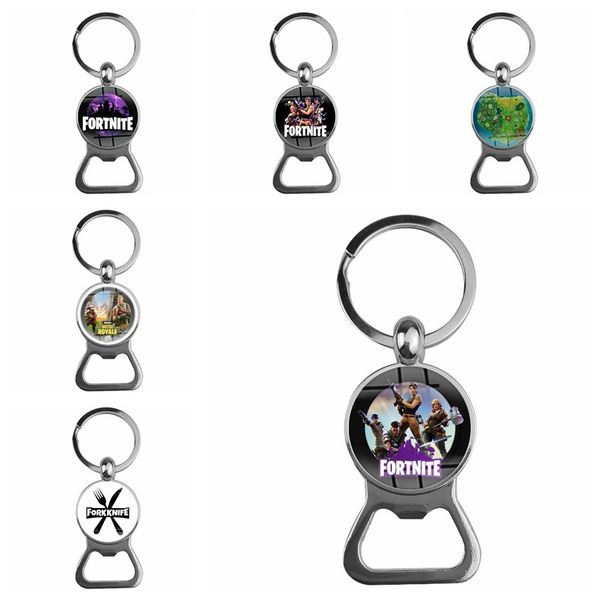 fortnite beer openers game key chain stainless steel beer bottle openers pendant keyrings xmas gifts fhh7 - fortnite pack opener