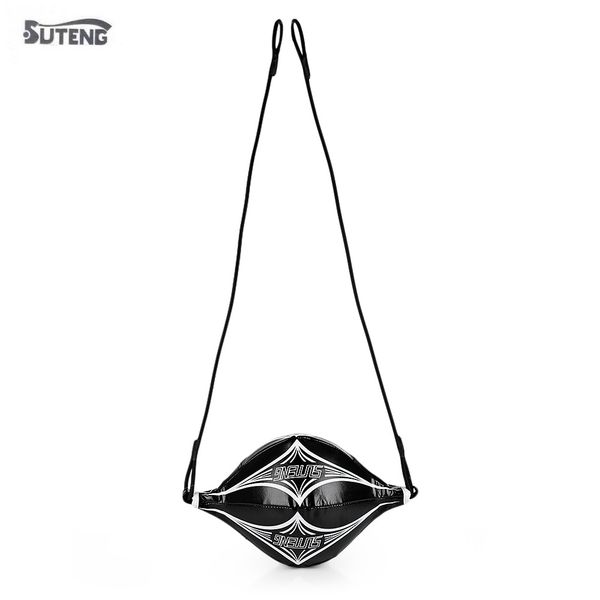 

suteng pu leather boxing speed ball double end for thai punching training fitness perfect for thai training timing, punch speed and agility