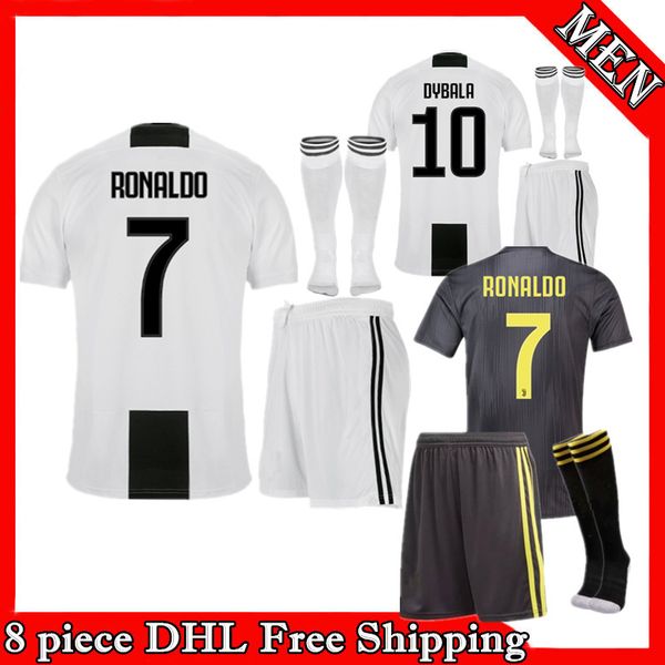 

1819 home and away occer jer ey 7 ronaldo dybala occer marchi io mandzukic pjanic bonucci jer ey kit