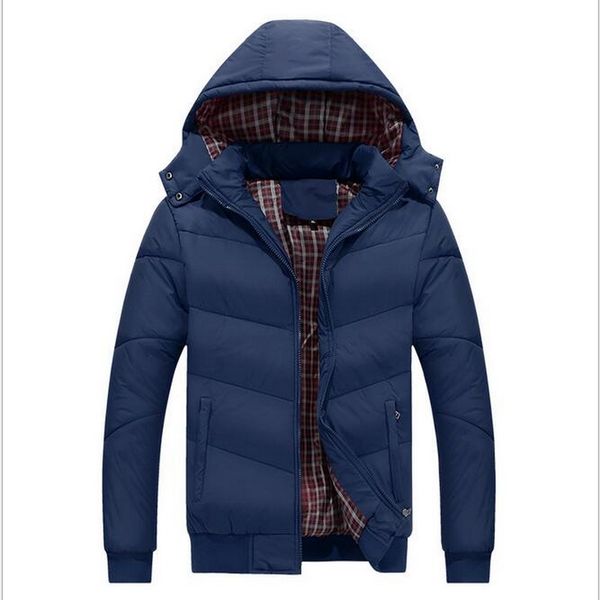 

vxo winter jacket men's coat winter brand man thick coat casacos masculino jaqueta masculina warm packable, Black