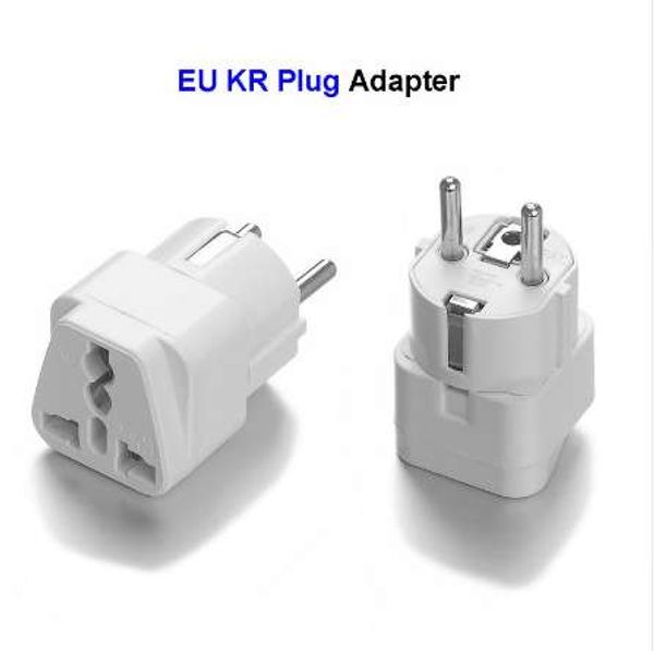 Hochwertiger universeller KR-EU-Europäischer Stecker-Adapter, Schweizer EU-Euro-Deutscher Reise-Netzstecker-Adapter, Steckdosen