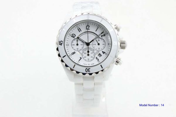 

Топ новые роскошные моды керамические мужские 6-контактные часы h2009 42 мм весь Кита