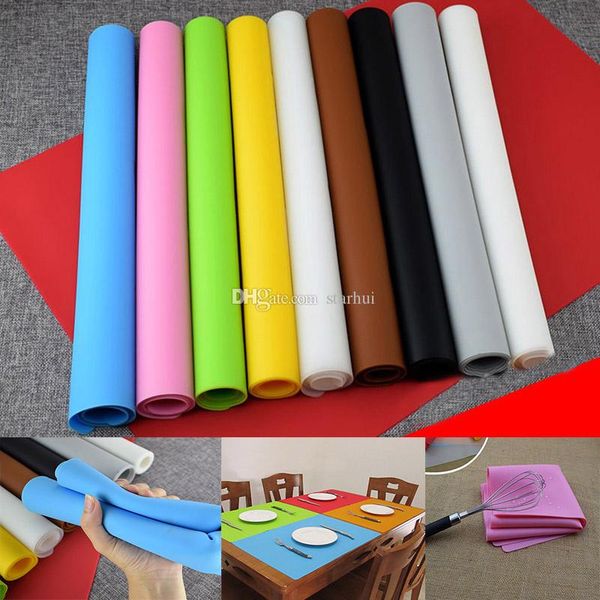 

60*40cm extra large silicone nonstick baking mat pad reusable baking kneading mat baking pastry tools ng wx9-50