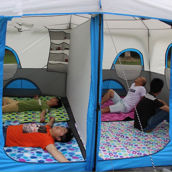 425 305 203cm Large Camping Tents 10 12 Person Two Bedrooms