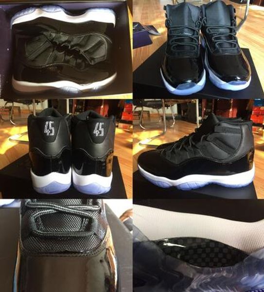 

2020 Мужчины 11s Space Jam 45 Баскетбол обувь 11 Space Jam с номером 45 Спортивные кроссовки обув
