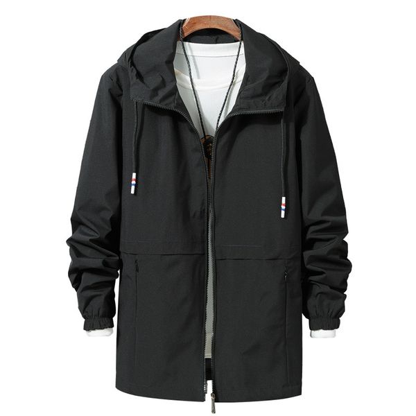 

plus size 8xl male jacket spring autumn brand waterproof windproof men jacket coat mens windbreaker jackets 8 color, Black;brown