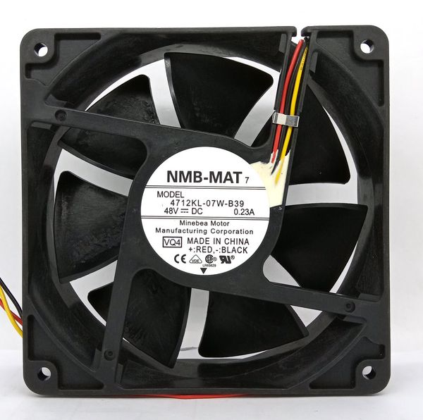 

новый оригинальный nmb 4712kl-07w-b39 vq4 dc48v 0.23a 120x120x32mm 3 линии водонепроницаемый инвертор охлаждающий вентилятор