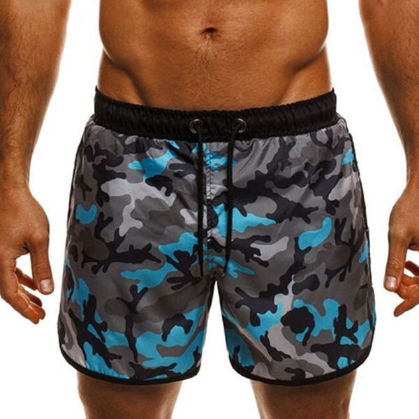 

casual men shorts drawstring camouflage bodybuilding joggers shorts men workout loose quick dry breathable bermuda 2018 summer, White;black