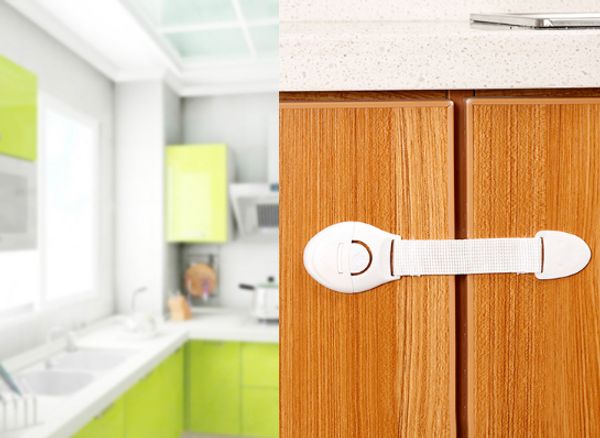 

baby safety door locks infant kids refrigerator toilet drawer cabinet cupboard toddler locking