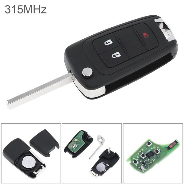 

315 мГц 3 кнопки Keyless Entry дистанционный брелок OHT01060512 для Chevy 2010-2017 Equinox Sonic GMC KEY_104