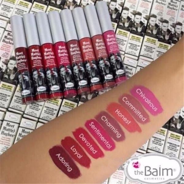 

Оптовая 8 Цвет встретиться Мэтт (e)Хьюз длительный жидкая помада Макияж губы матовый блеск для губ бесплатная доставка