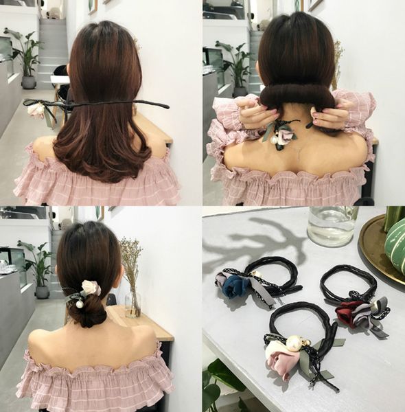 Diy Tool Hair Bun Maker Sweet Dish Made Hair Band Accessories