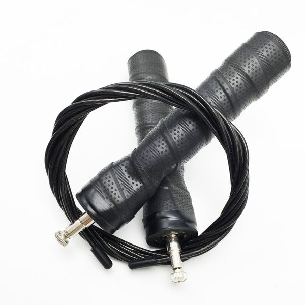 

pvc skipping jump rope adjustable steel ball bearings non slip grips cable for fitness gym bb55