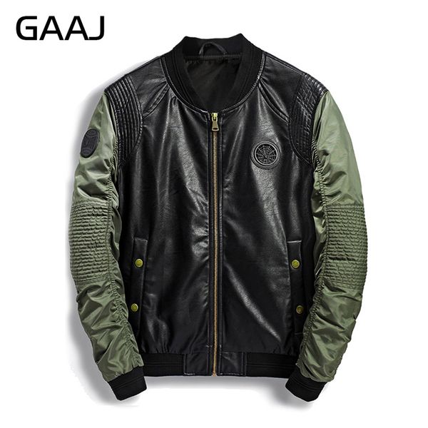 

2018 spring summer military bomber jacket men camo streetwear leather denim camouflage army biker jackets pilot for men's coat s1810180, Black;brown
