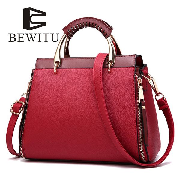 

bewitu bag female 2018 new fashion shoulder bag korean version of the simple wild messenger large personalized handbags