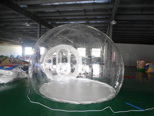 

outdoor transparent inflatable tent clear bubble house single tunnel inflatable bubble tent