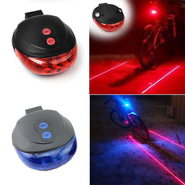

vertvie bicycle tail light (5led+2laser) waterproof cycling bike light 7 cool flash mode bike rear lights for accessories