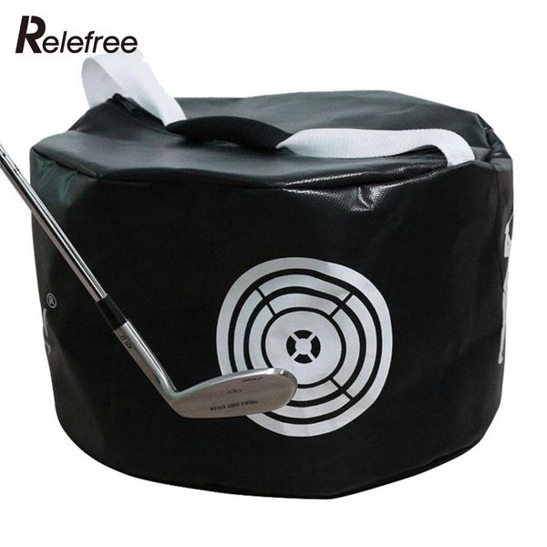 

golf strike bag power impact swing training aid practice training smash hit exercise package trainer black multi-function