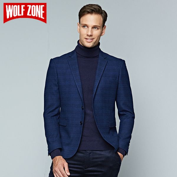 

limited brand casual blazer men brand clothing slim fit suit male leisure business overcoat full polyester blazers mens jacket, White;black