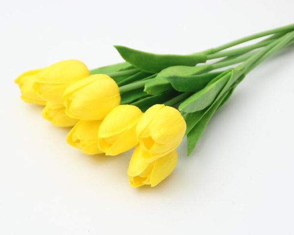 

50pcs латексные тюльпаны искусственный pu цветочный букет real сенсорными цветы для украшения дома свадебные декоративные цветы 11 цветов ва