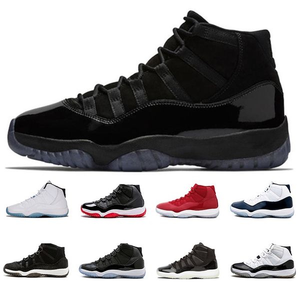 

2018 new fashion j11 casual shoes heiress black stingray gym midnight navy space men outdoor shoes