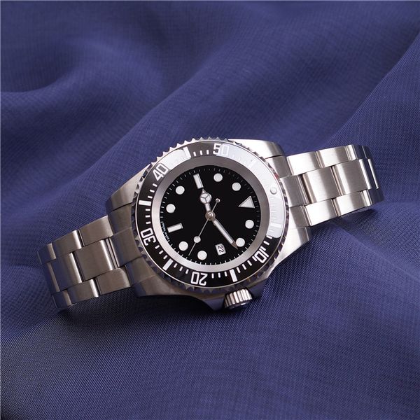 

Top Luxury Logo Brand Men Watch Stainless Steel Automatic Movment Sapphire Glass Mirror Dive Watch Auto Date Wristwatches Black