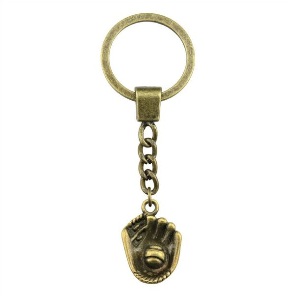 

6 шт. брелок женщины брелки пара брелок для ключей бейсбол 20x14mm, Slivery;golden
