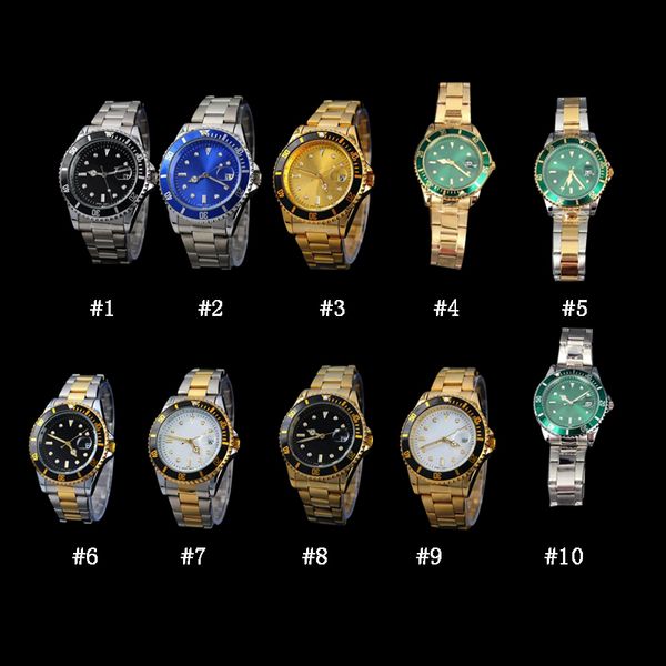 

2018 new man military watch stainless steel luxury casual wristwatch steel quartz watches clock male brand watch