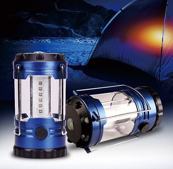 Lanterna portatile 18 LED luminosità regolabile lampada a mano bussola tenda da campeggio esterna Luce Luce flash ultra luminosa