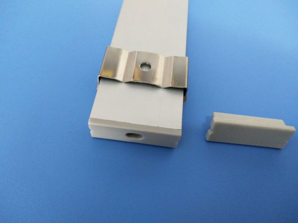 1.5m/PCS Fabrika Fiyatı Anodiz Sonlandırma Alaşım Kabini Alüminyum Tutamak Profili LED Hafif Isı Lavabosu LED Alüminyum Profil