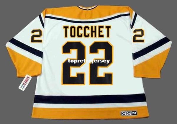 

wholesale mens rick tocchet pittsburgh penguins 1993 ccm home retro hockey jersey, Black;red