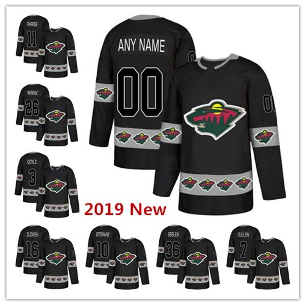 minnesota wild black jersey