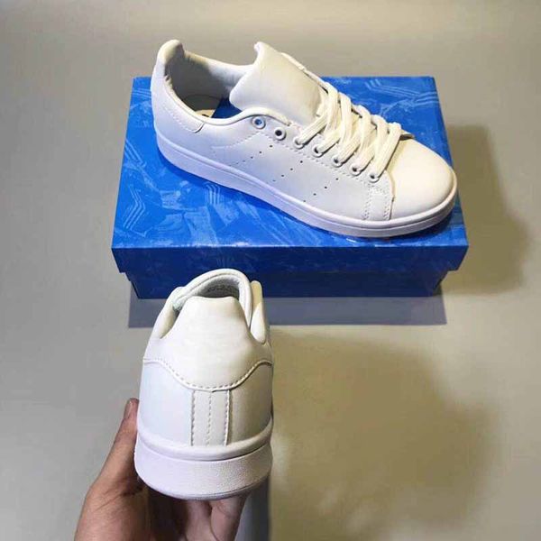 

Most popular 2018 Brand Smith shoes Top quality women men new stan shoes fashion casual leather smith Flat shoes