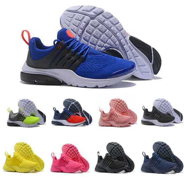 

2018 Designer Shoes Presto 5 BR Yellow Navy Blue Red Black Breathable Sports Casual Shoes Women Mens Chaussures Prestos Sneakers Size 36-46