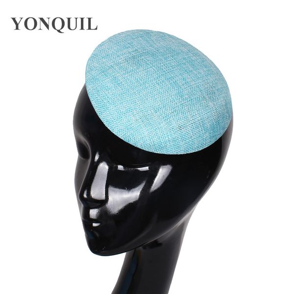 

15cm round fascinator turquoise or more colors hat base craft making fascinator hat material wedding accessories party headdress syb04, Slivery;golden