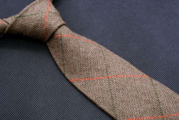 

g81 casual tweed herringbone checked wholesale ties 7cm neckties wool mens shipping brown business camel handmade formal vfirt, White;black